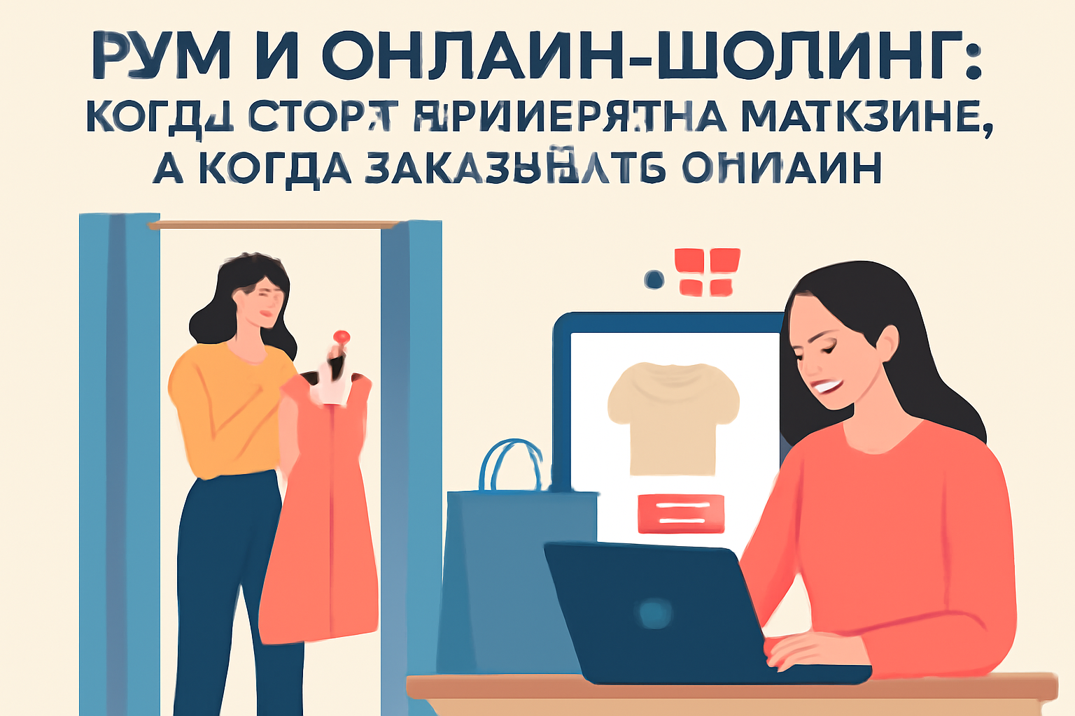 Рум и онлайн-шопинг: когда стоит примерять в магазине, а когда заказывать онлайн